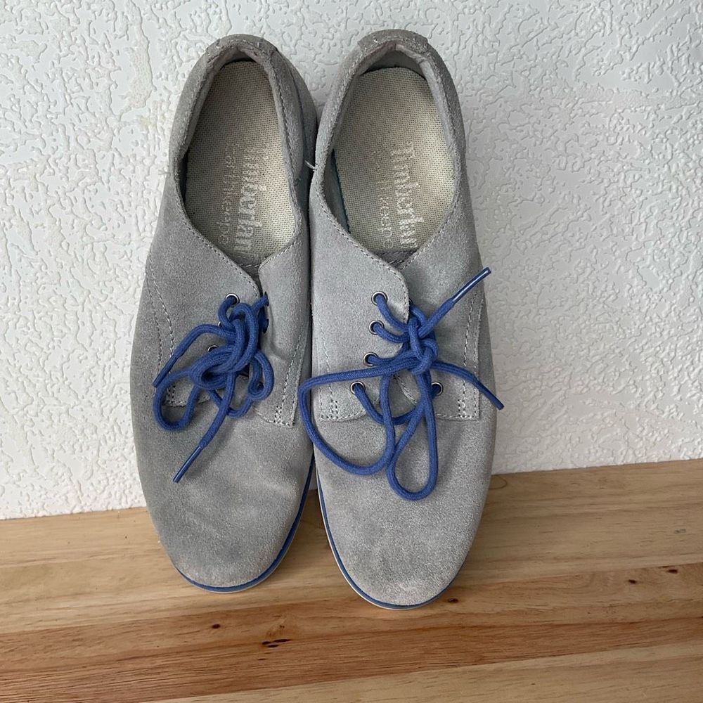 TIMBERLAND women’s 7,5‎ Oxford Derby shoes 8924A Earthkeepers CLASSIC gray suede - Picture 4 of 15